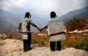 nepal niños rocas esclavitud